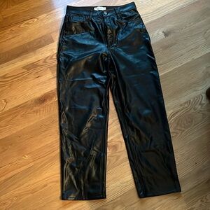 Abercrombie Faux Leather Pants